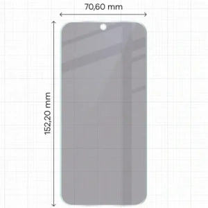 Prywatyzujące szkło hybrydowe Bizon Glass Mule Shadow do Xiaomi POCO F8 Pro matowe