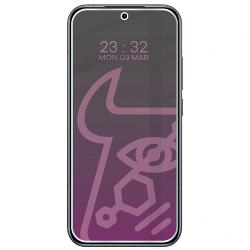 Prywatyzujące szkło hybrydowe Bizon Glass Mule Shadow do Xiaomi POCO F8 Pro matowe