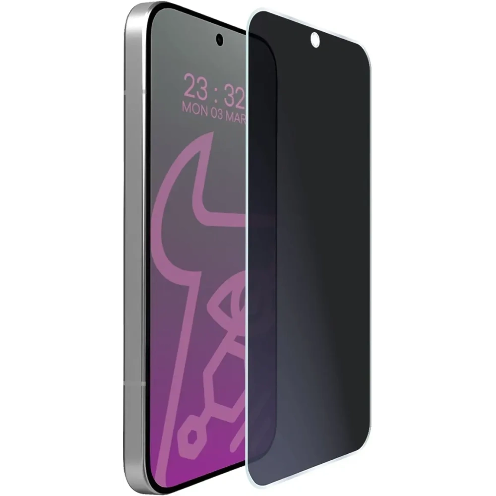 Prywatyzujące szkło hybrydowe Bizon Glass Mule Shadow do Xiaomi POCO F8 Pro matowe