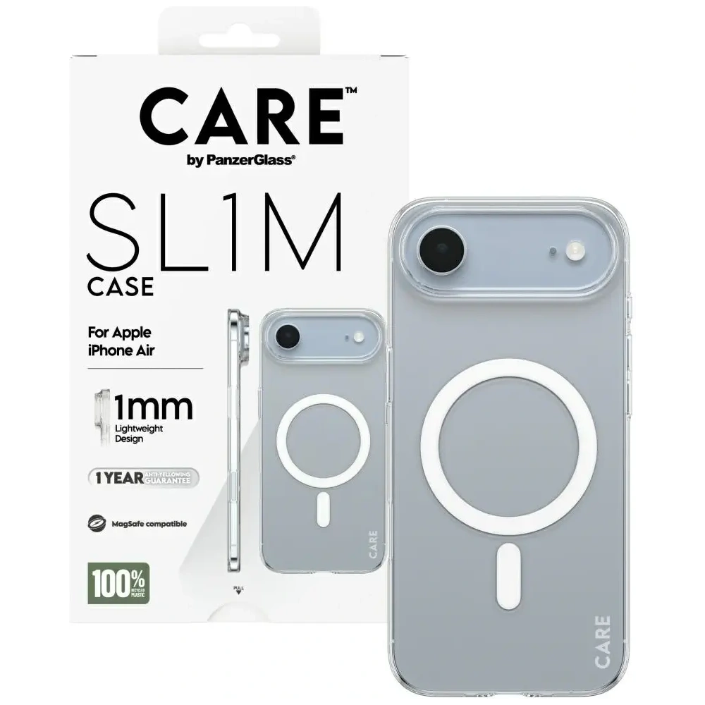 Etui CARE by PanzerGlass SL1M MagSafe do Apple iPhone Air przezroczysty