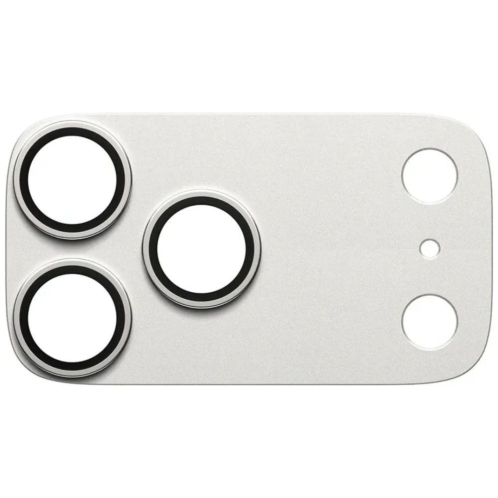 Szkło hartowane na obiektyw PanzerGlass Fender Camera Protector do Apple iPhone 17 Pro Max srebrny