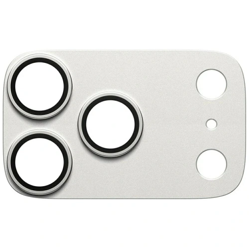 Szkło hartowane na obiektyw PanzerGlass Fender Camera Protector do Apple iPhone 17 Pro srebrny