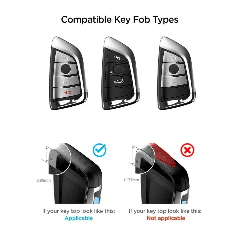 Etui na kluczyk Spigen BB100 Bmw Key Fob Case Black