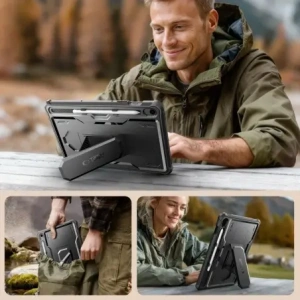 Etui Tech-Protect Kevlar Pro do Samsung Galaxy Tab S9 11.0 / S10 Fe / S10 Lite 10.9 X710 / X716b / X520 / X526 / X400 / X406b Black