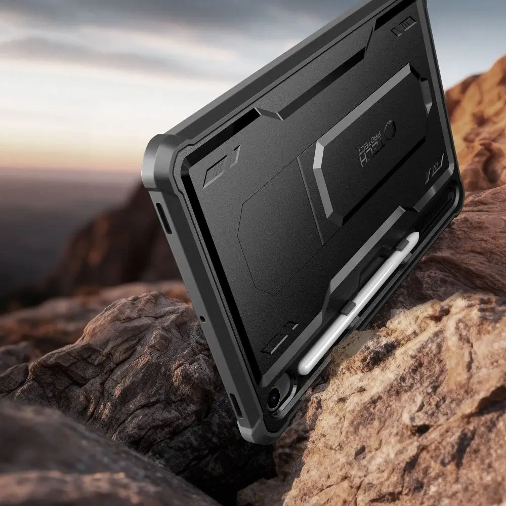 Etui Tech-Protect Kevlar Pro do Samsung Galaxy Tab S9 11.0 / S10 Fe / S10 Lite 10.9 X710 / X716b / X520 / X526 / X400 / X406b Black