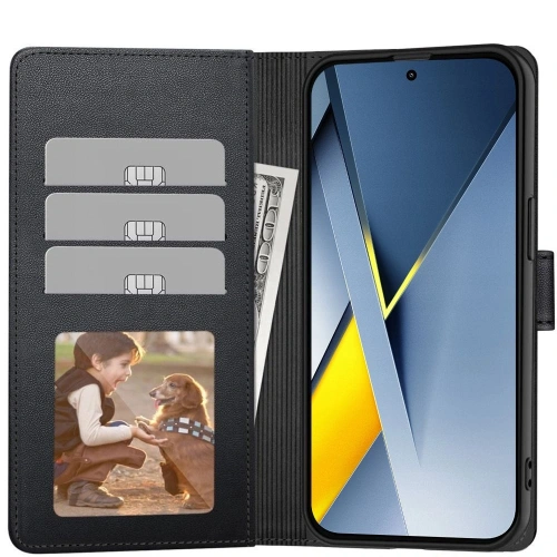 Etui z klapką Tech-Protect Wallet do Xiaomi Poco F8 Ultra Black