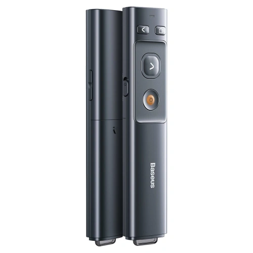 Kup Baseus Multifunktions-Fernbedienung Orange Dot für Präsentationen, mit Laserpointer (grau) - BSU1645GRY - {ean13} - Sklep Home Screen