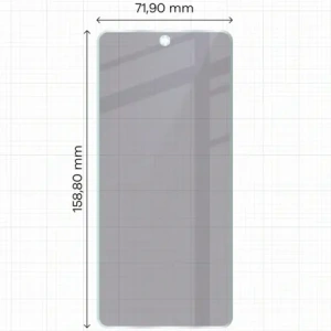 Prywatyzujące szkło hybrydowe Bizon Glass Mule Shadow do Vivo V50 Lite 4G matowe