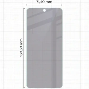 Prywatyzujące szkło hybrydowe Bizon Glass Mule Shadow do Vivo Y19s matowe