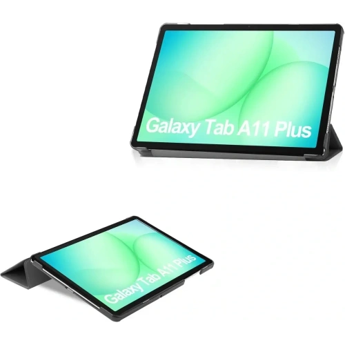 Etui z klapką Bizon Case Tab Croc do Samsung Galaxy Tab A11+ Plus / A9+ Plus czarne