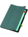 Etui z klapką Bizon Case Tab Croc do Samsung Galaxy Tab A11+ Plus / A9+ Plus ciemnozielone
