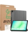 Etui z klapką Bizon Case Tab Croc do Samsung Galaxy Tab A11+ Plus / A9+ Plus szare