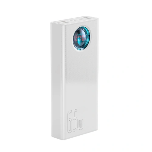 Kup Baseus Powerbank Amblight, 30000mAh, QC 3.0, PD, 3A, 65W (weiß) - BSU1646WHT - {ean13} - Sklep Home Screen