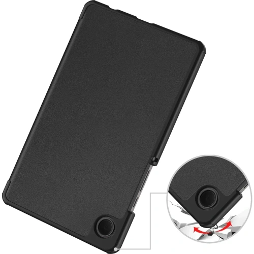 Etui z klapką Bizon Case Tab Croc do Samsung Galaxy Tab A11 / A9 czarne