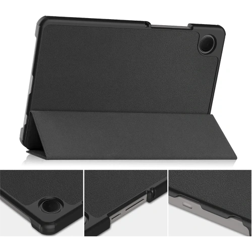 Etui z klapką Bizon Case Tab Croc do Samsung Galaxy Tab A11 / A9 czarne