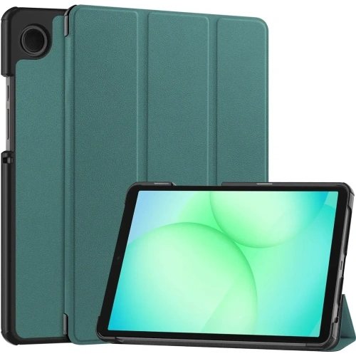 Etui z klapką Bizon Case Tab Croc do Samsung Galaxy Tab A11 / A9 ciemnozielone