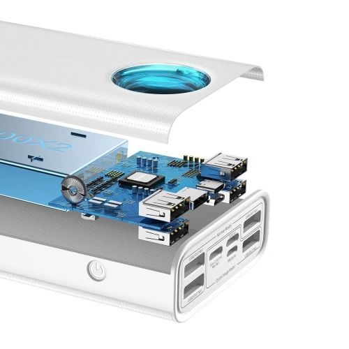 Kup Baseus Powerbank Amblight, 30000mAh, QC 3.0, PD, 3A, 65W (weiß) - BSU1646WHT - {ean13} - Sklep Home Screen