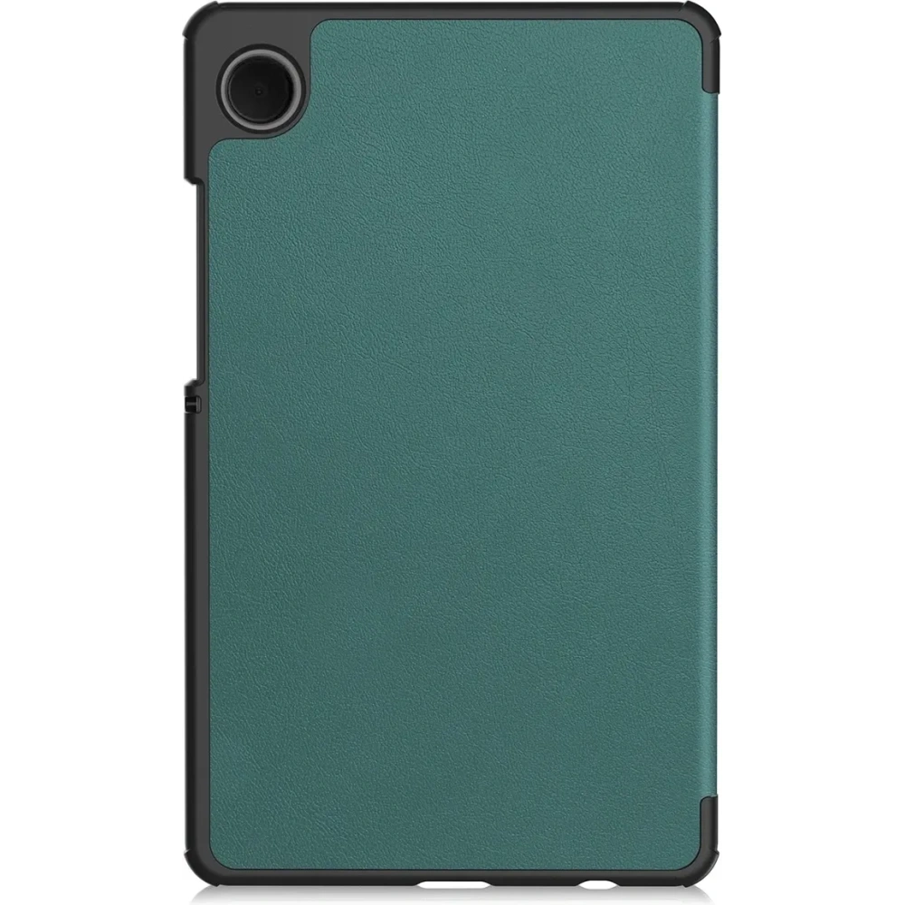 Etui z klapką Bizon Case Tab Croc do Samsung Galaxy Tab A11 / A9 ciemnozielone