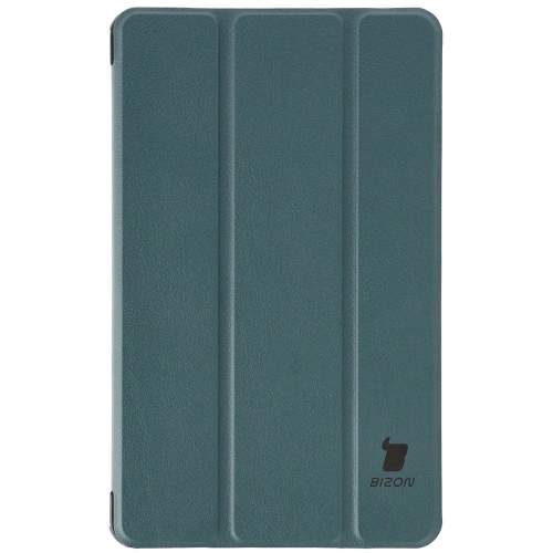 Etui z klapką Bizon Case Tab Croc do Samsung Galaxy Tab A11 / A9 ciemnozielone