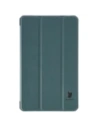 Etui z klapką Bizon Case Tab Croc do Samsung Galaxy Tab A11 / A9 ciemnozielone