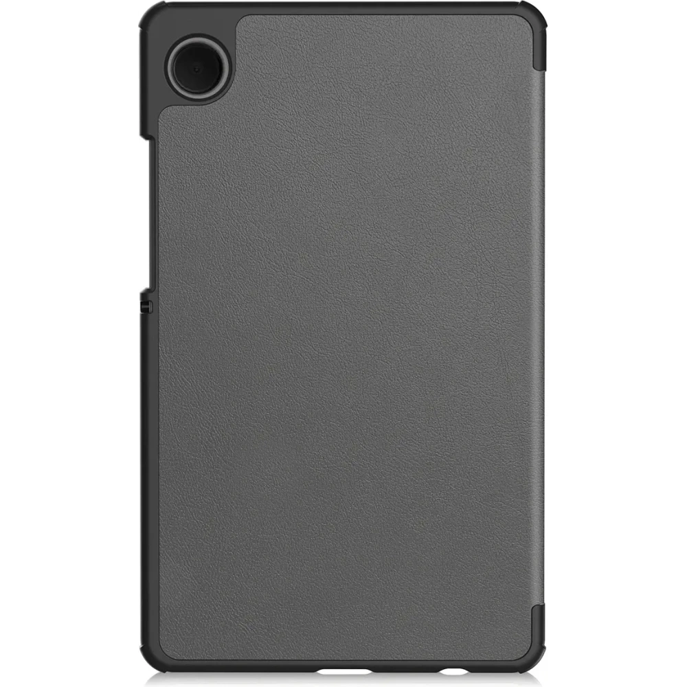 Etui z klapką Bizon Case Tab Croc do Samsung Galaxy Tab A11 / A9 szare