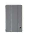 Etui z klapką Bizon Case Tab Croc do Samsung Galaxy Tab A11 / A9 szare