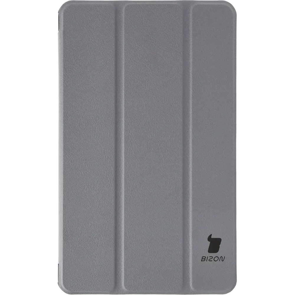 Etui z klapką Bizon Case Tab Croc do Samsung Galaxy Tab A11 / A9 szare