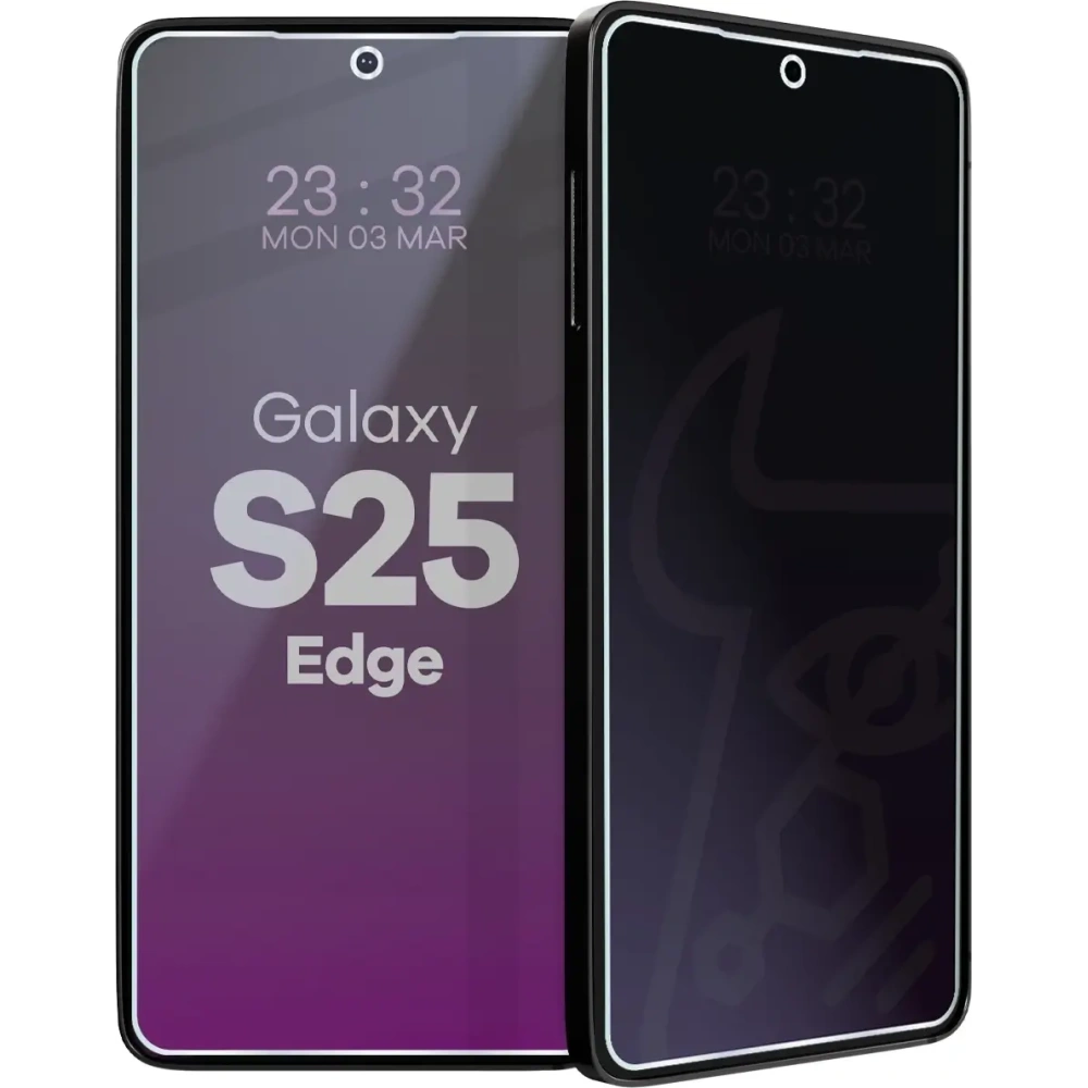 Prywatyzujące szkło hybrydowe Bizon Glass Mule Shadow do Samsung Galaxy S25 Edge matowe