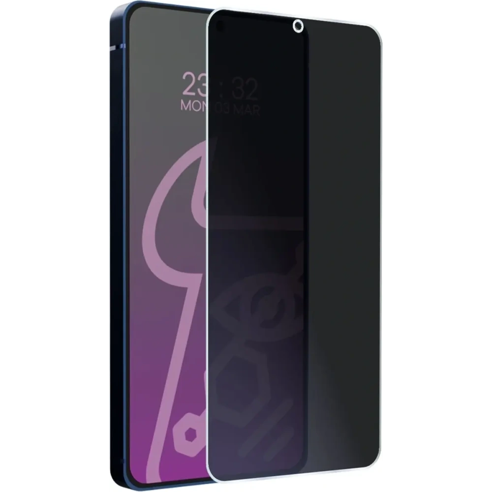 Prywatyzujące szkło hybrydowe Bizon Glass Mule Shadow do Samsung Galaxy S25 Plus matowe