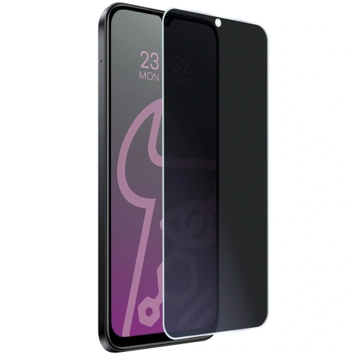 Prywatyzujące szkło hybrydowe Bizon Glass Mule Shadow do Xiaomi POCO C85 4G matowe