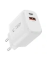 Ładowarka sieciowa Tech-Protect NCA45W-GAN USB-A, USB-C Network Charger PD 45W / QC3.0 White