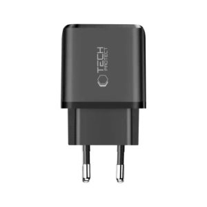 Ładowarka sieciowa Tech-Protect NCA45W-GAN USB-A, USB-C Network Charger PD 45W / QC3.0 Black