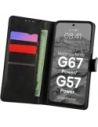 Etui z klapką Bizon Case Pocket do Motorola Moto G57 Power / G67 Power czarne