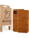 Etui z klapką Bizon Case Pocket do Google Pixel 10a brązowe