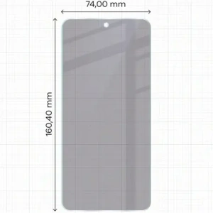 Prywatyzujące szkło hybrydowe Bizon Glass Mule Shadow do Nothing CMF Phone 2 Pro matowe