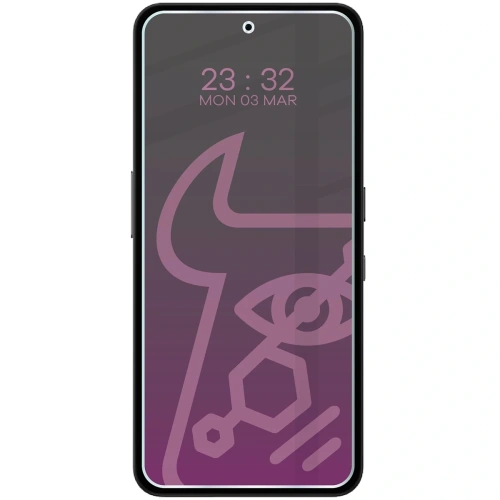 Prywatyzujące szkło hybrydowe Bizon Glass Mule Shadow do Nothing CMF Phone 2 Pro matowe