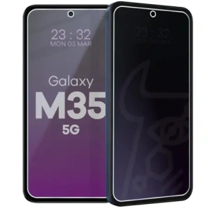 Prywatyzujące szkło hybrydowe Bizon Glass Mule Shadow do Samsung Galaxy M35 5G matowe
