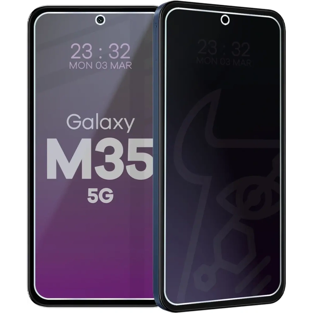Prywatyzujące szkło hybrydowe Bizon Glass Mule Shadow do Samsung Galaxy M35 5G matowe