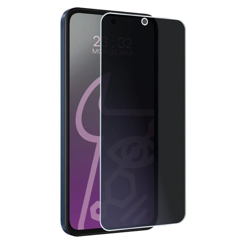 Prywatyzujące szkło hybrydowe Bizon Glass Mule Shadow do Samsung Galaxy M35 5G matowe