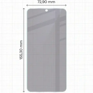 Prywatyzujące szkło hybrydowe Bizon Glass Mule Shadow do Samsung Galaxy S24+ Plus matowe