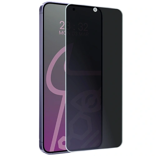 Prywatyzujące szkło hybrydowe Bizon Glass Mule Shadow do Samsung Galaxy S24+ Plus matowe