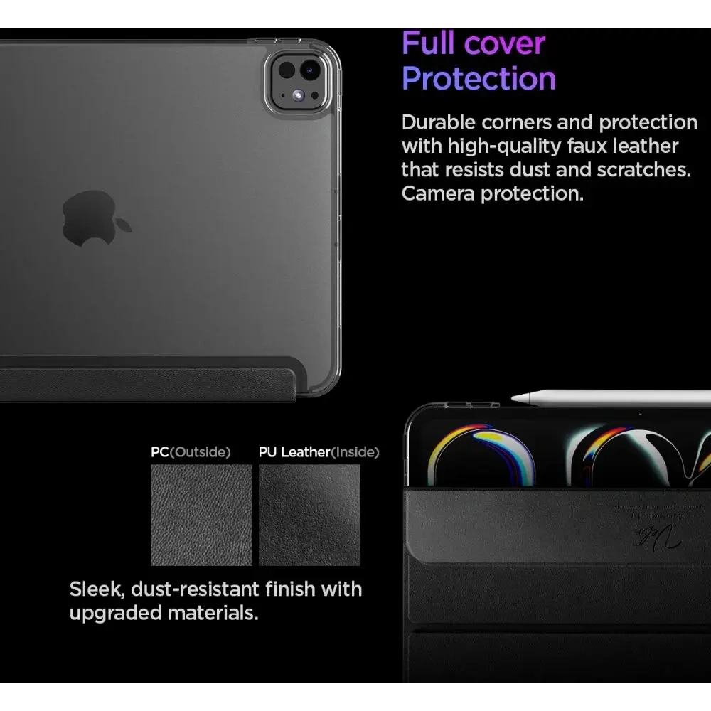 Etui Spigen Liquid Air Folio do Apple iPad Pro 11” 2024/2025 Black