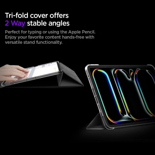 Etui Spigen Liquid Air Folio do Apple iPad Pro 11” 2024/2025 Black