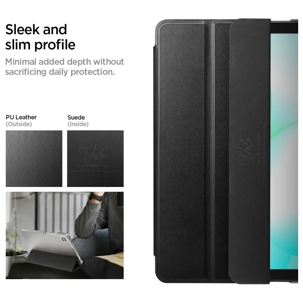 Etui Spigen Smart Fold do Samsung Galaxy Tab Tab A9 / A11 8.7 X110 / X115 / X133 / X135 Matte Black