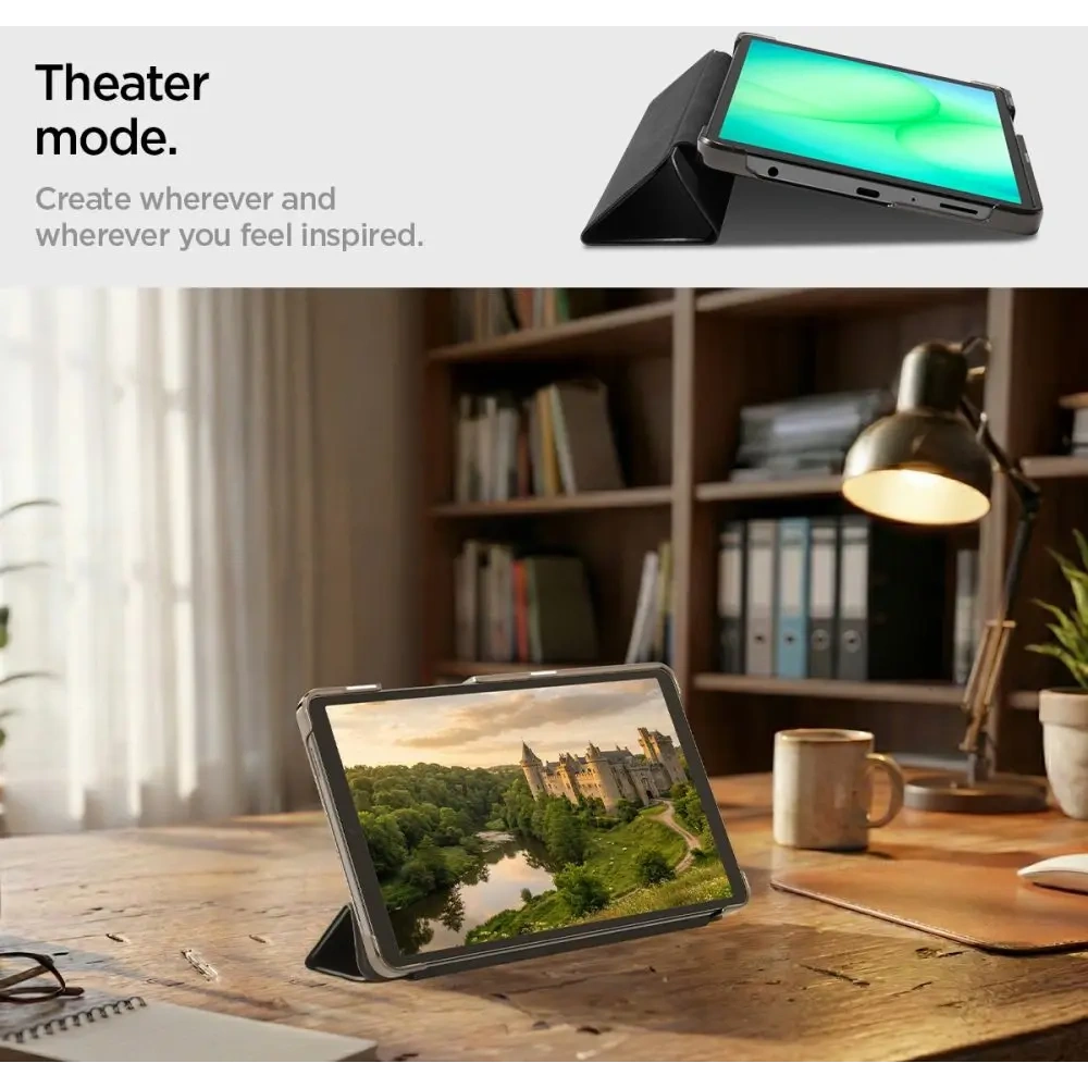Etui Spigen Smart Fold do Samsung Galaxy Tab Tab A9 / A11 8.7 X110 / X115 / X133 / X135 Matte Black
