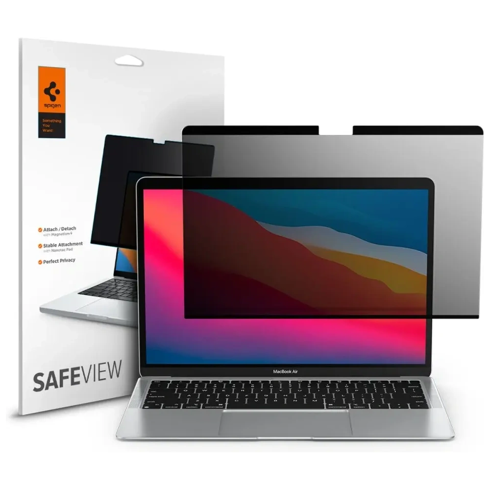 Folia prywatyzująca Spigen Safe View do Apple MacBook Air 13" M2 / M3 / M4 2023-2025 Privacy