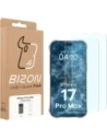Elastyczne etui + 2x szkło hartowane Bizon Case Clear Pack do Apple iPhone 17 Pro Max