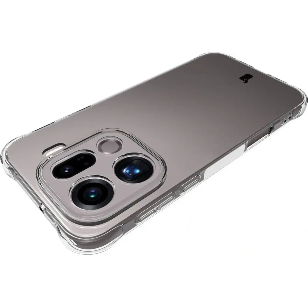 Elastyczne etui + 2x folia na ekran Bizon Case Clear Pack do Oppo Find X9 Pro