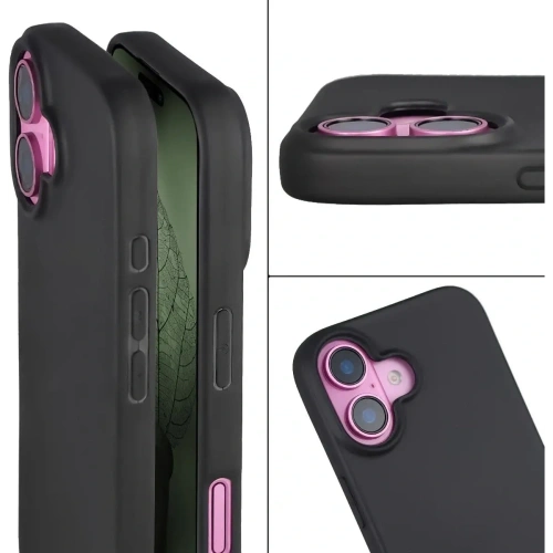 Etui z recyklingu Bizon Case ReLeaf do Apple iPhone 16 czarne