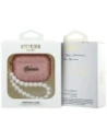 Etui Guess Glitter Pearl Strap do Apple AirPods Pro 3 różowy